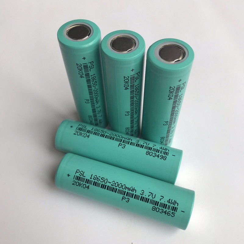 Pin Li-ion 18650 xả 5C -2000mAh, hàng mới 100%