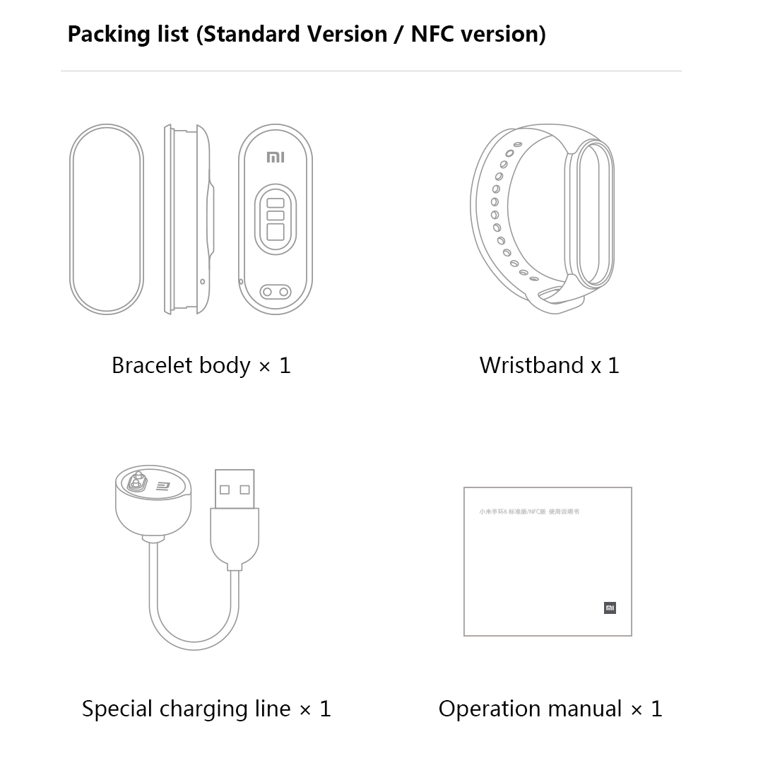 Đồng Hồ Thông Minh Xiaomi Mi Band 6 Màn Hình 1.56" 326PPI 24 Giờ Đo Huyết Áp Pin Trâu 30 Chế Độ Thể Thao 2021