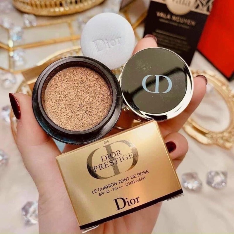 PHẤN NƯỚC DIOR PRESTIGE LE CUSHION TEINT DE ROSE SPF50 PA+++ LONG WEAR MINI 4g