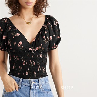Áo Zara hoa chun eo siêu đẹp,  mặc gọn AH7CHG4N7