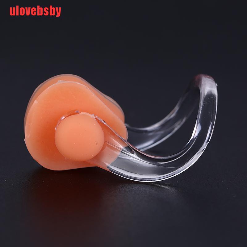 (Hàng Mới Về) 1 Set Kẹp Mũi Và Bịt Tai Bằng Silicone Mềm Chống Nước Khi Bơi