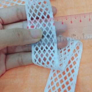 Ren trang trí màu trắng các bản