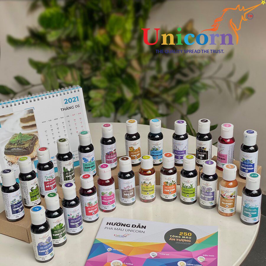 Màu thực phẩm siro Unicorn Color 60g