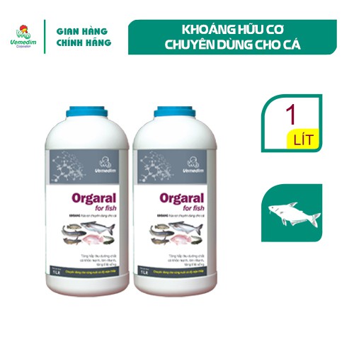 Vemedim Orgaral for fish, cung cấp khoáng hữu cơ chuyên dùng cho cá, chai 1lit