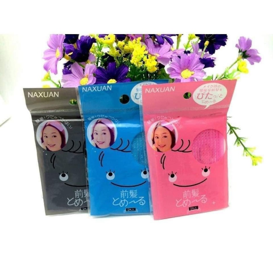 Miếng 2dán tóc dán mái tự dính size trung giúp cố định tóc cho trang điểm tiện lợi Hot