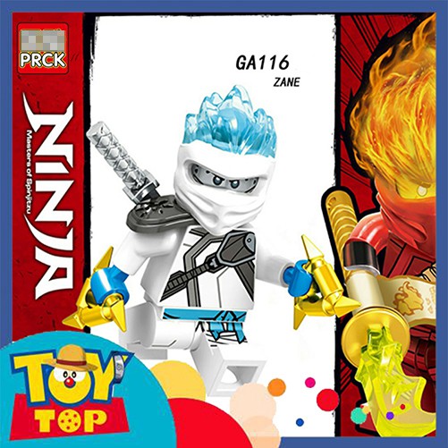 [Một con] Lắp ráp Minifigures ninjago season 11 forbidden Jay Zane Kai Lloyd Nya Cole rắn xếp hình PRCK GA115-122