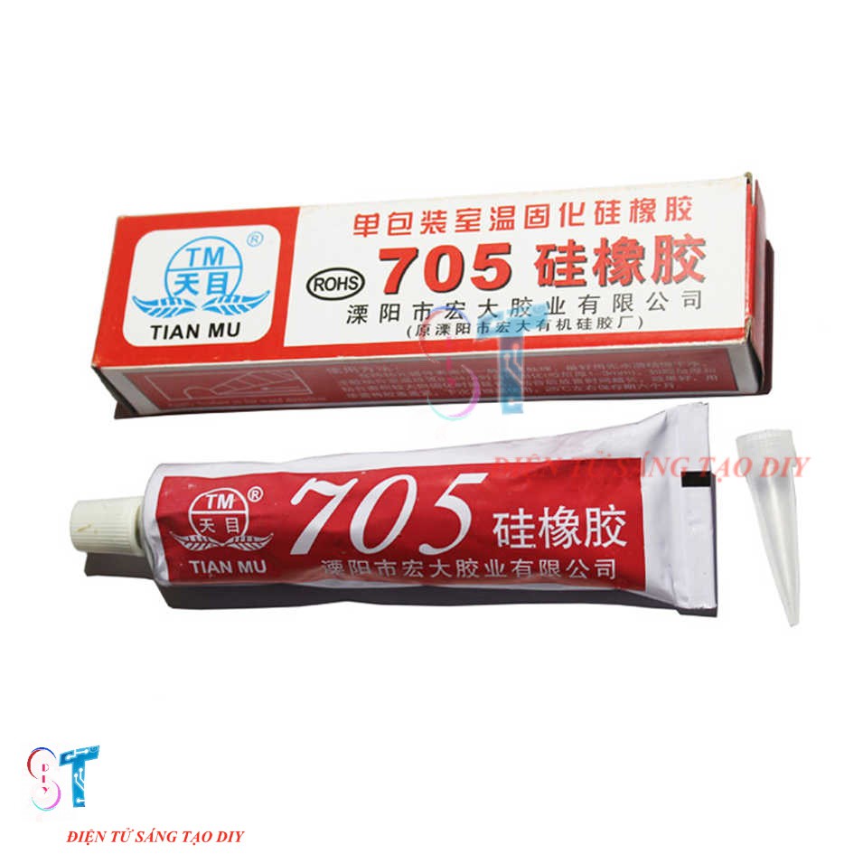 Keo Phủ Mạch 705 Silicon TIAN MU (50ml)