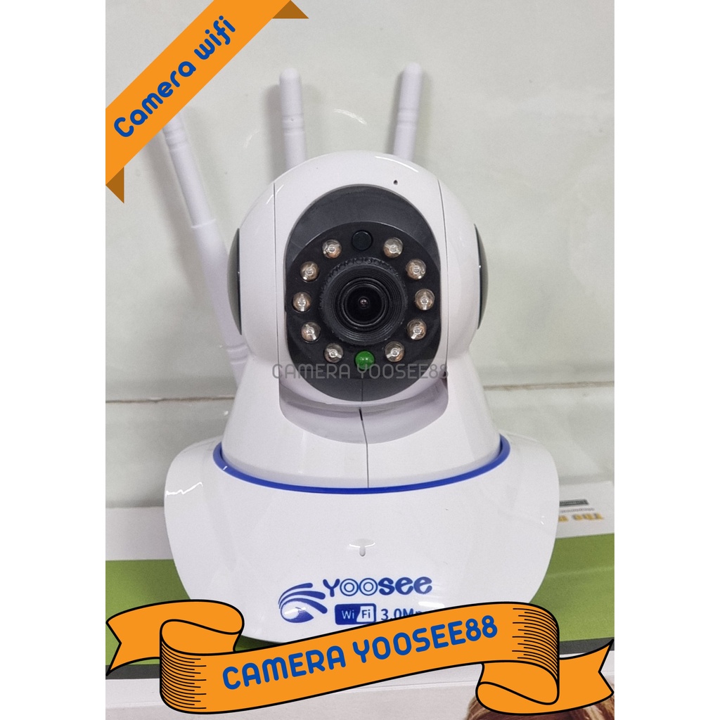 Camera wifi trong nhà yoosee 3 râu FULL HD 1080P , xoay 360 độ , hỗ trợ quay đêm hồng ngoại , đàm thoại 2 chiều.