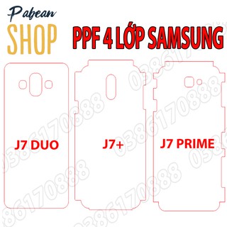 [NHÁM + TRONG]Dán lưng PPF 4 lớp chống va đập cho SAMSUNG J7 DUO / J7+ / J7 PRIME