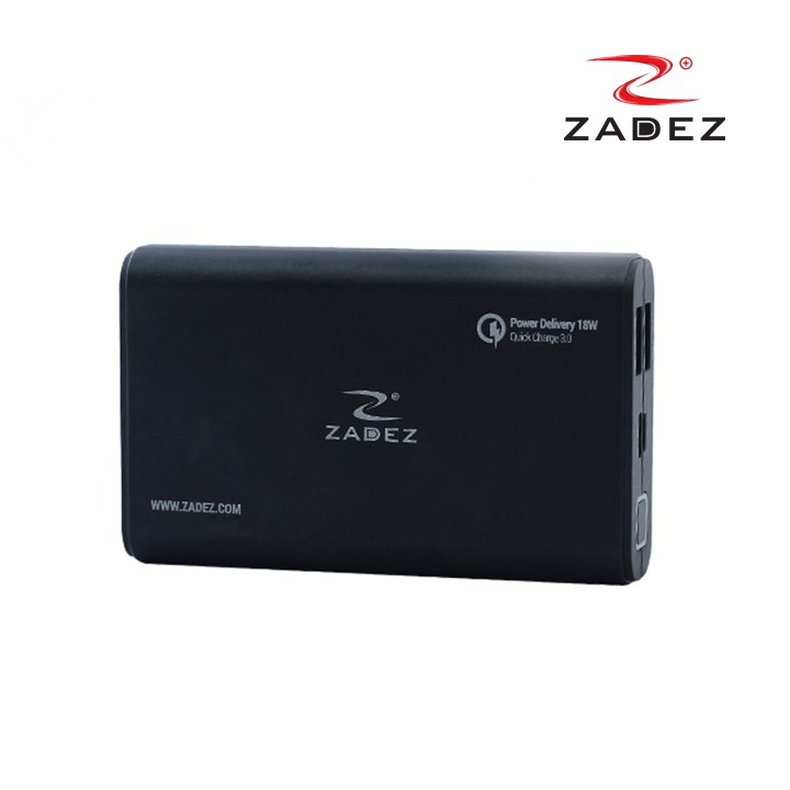 Pin Dự Phòng TypeC PD QC 3.0 18W sạc nhanh ZADEZ CPM16PD 10.000 mAh | Hàng Chính Hãng