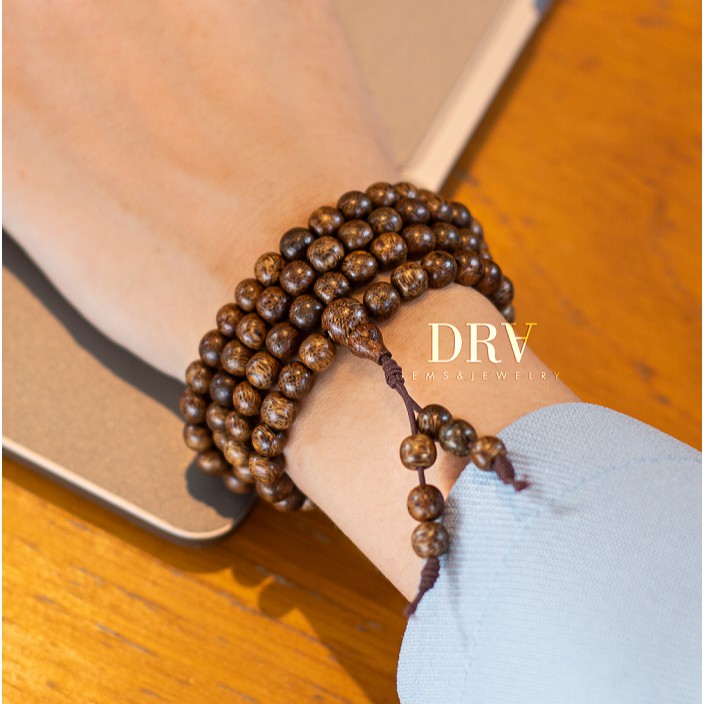 Chuỗi Vòng Tay Trầm Hương Tốc 108 hạt Loại 6mm Dành Cho Nam Nữ | BigBuy360 - bigbuy360.vn