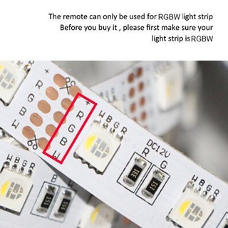 ♫♥♫WIFI Smart RGBW Led Strip Controller + Infrared Remote Control(IR) 24 Keys Wireless for Multico