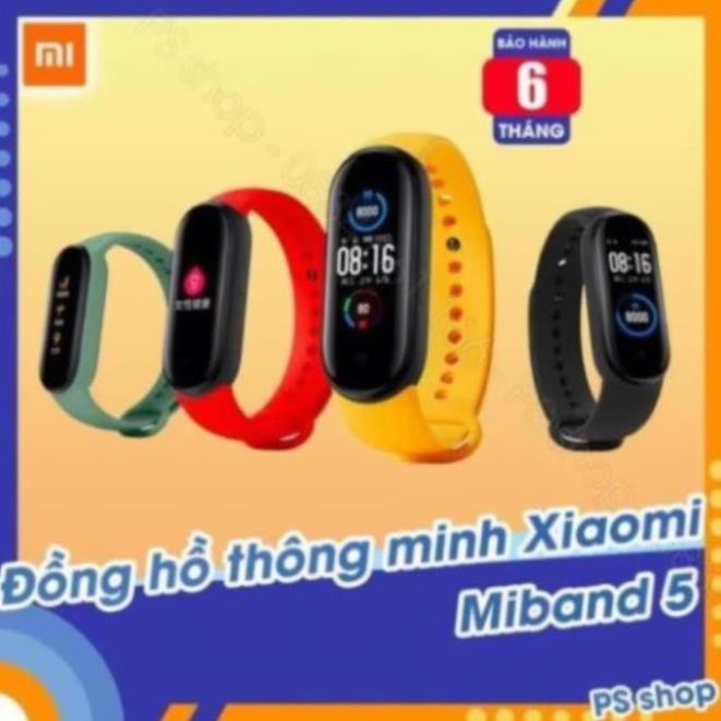Vòng tay thông minh Xiaomi Mi Band 5 / Đồng hồ thông minh Miband 5 - [ Bảo hành 6 tháng ]