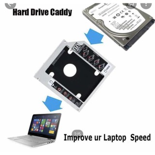 Khay Ổ Cứng Caddy Bay HDD SSD SATA 3 9.5mm- Giải Pháp Lắp Ổ Cứng Thứ 2 cho Laptop