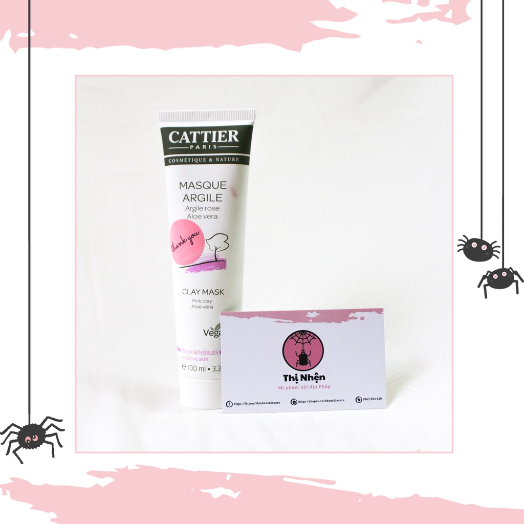 Cattier Masque Argile - Mặt Nạ Đất Sét 100ml
