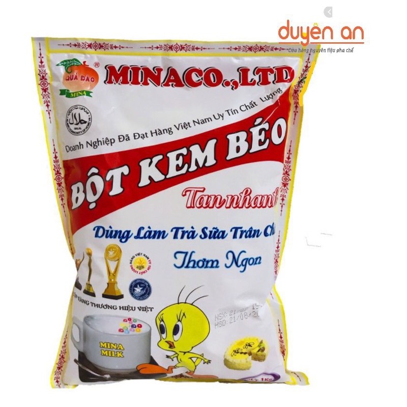 Bột kem béo tan nhanh Minaco gói 500g