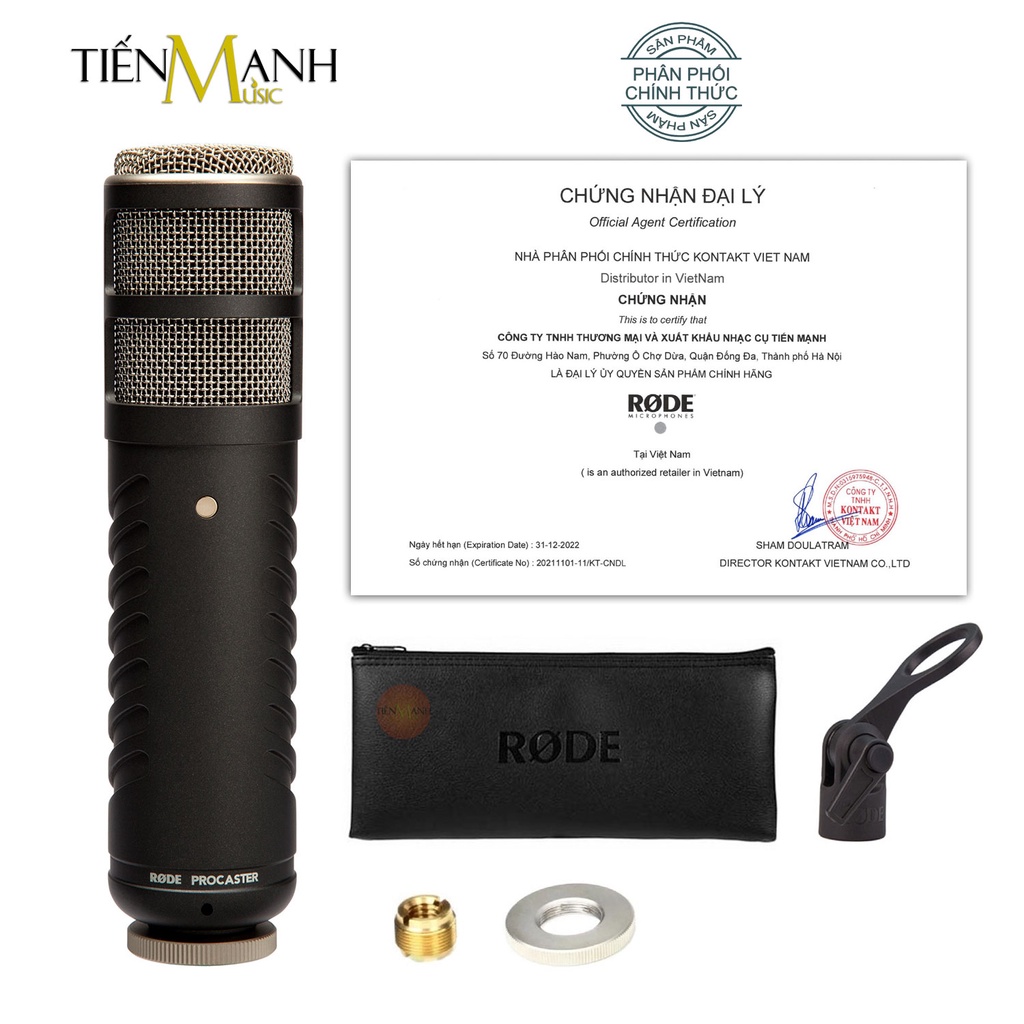 Micro Rode Procaster - Mic Thu Âm Giọng Hát, Phát Thanh Truyền Hình Microphone Vocal Cardioid