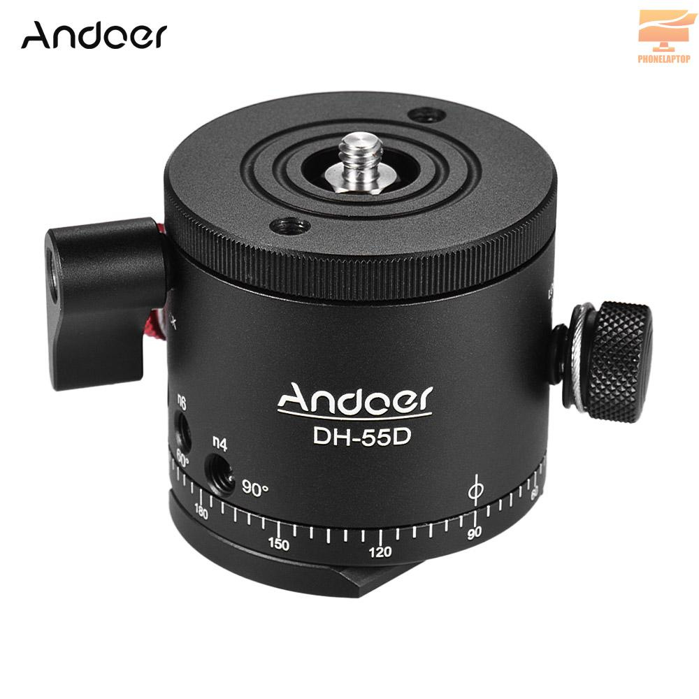 Đầu Bi Andoer Dh-55D Hdr Bằng Hợp Kim Nhôm Chịu Lực 15kg / 33lbs