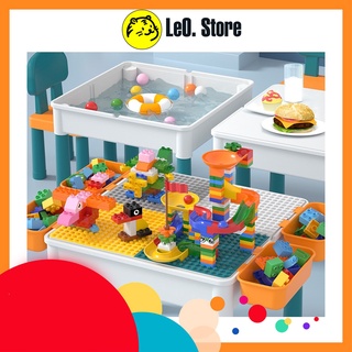 Bàn xếp hình lego đa chức năng cho trẻ, bộ lego, lego, đồ chơi cho bé - LeO Store