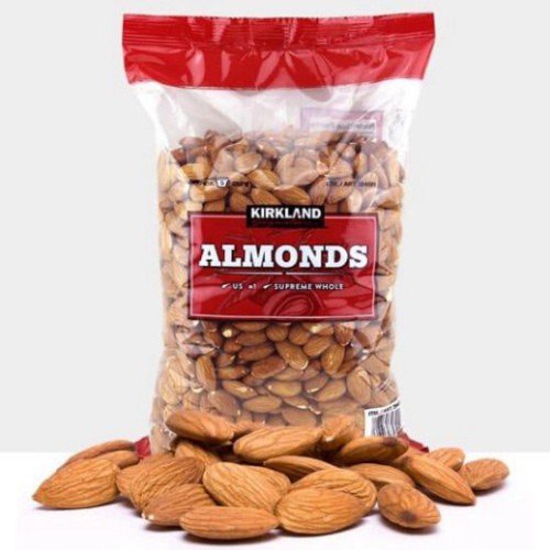 GIA QUÁ HỜI Hạt hạnh nhân Kirkland Almonds không muối 1.36kg của Mỹ GIA QUÁ HỜI