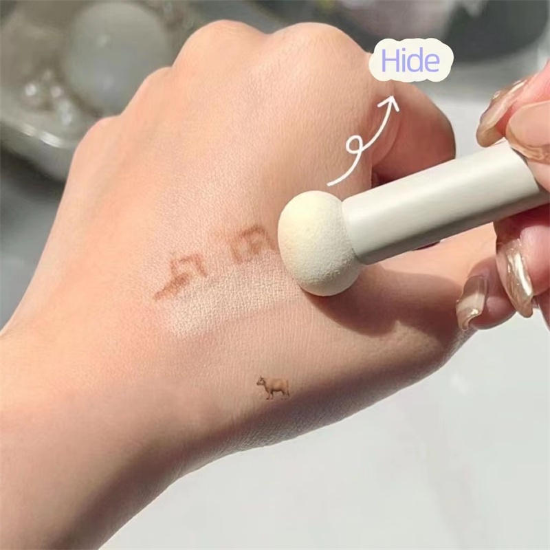 Cọ Trang Điểm Đầu Tròn Nhỏ Che Khuyết Điểm Ướt Và Khô