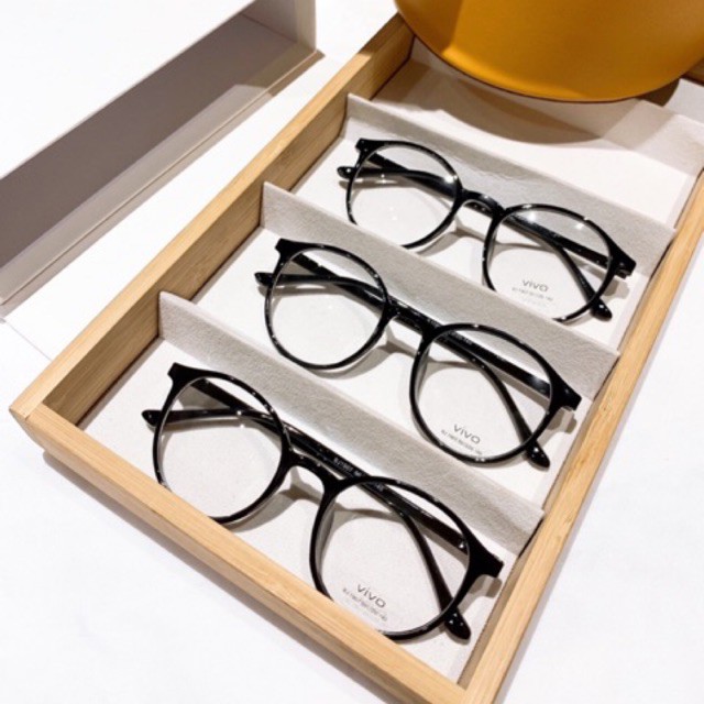 Kính Gỉa Cận TATA Dáng Mèo Tròn Nhựa Êm