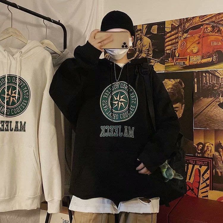 (Catalog) - Áo khoác Hodie Hàn Quốc cổ điển | Hàn Quốc STYLE | Đôi | Áo thun in chữ OVERSIZE cho nam và nữ | Cao cấp