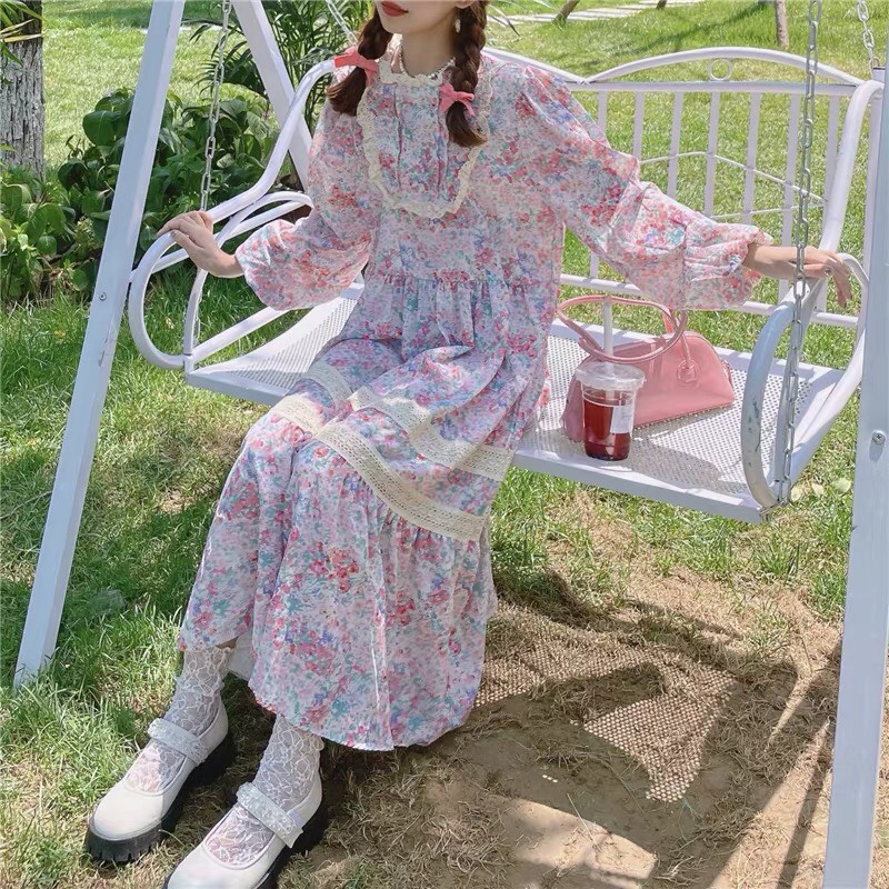 Váy Babydoll hoa nhí