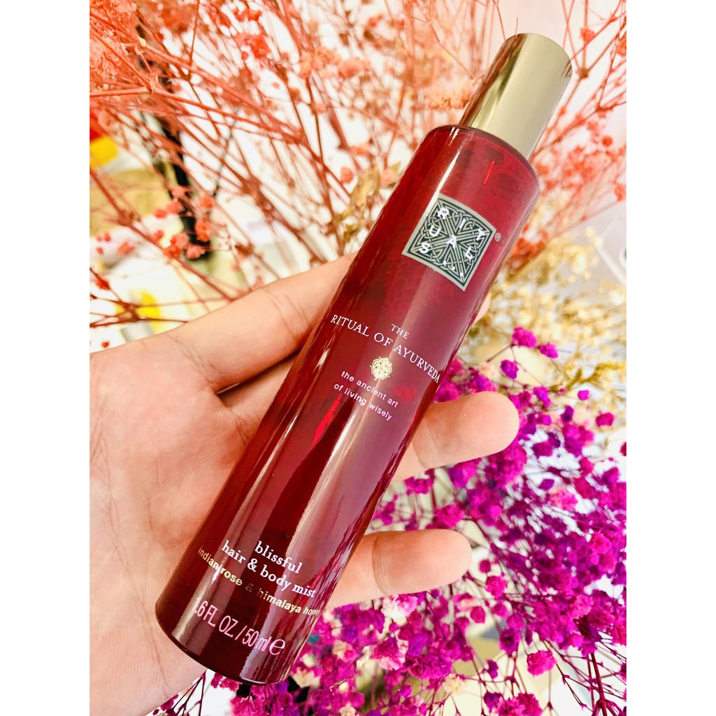 [BILL US/FR] RITUALS Xịt thơm tóc và cơ thể The Ritual of Ayurveda Hair &amp; Body Mist 50ml [NEW 2020]