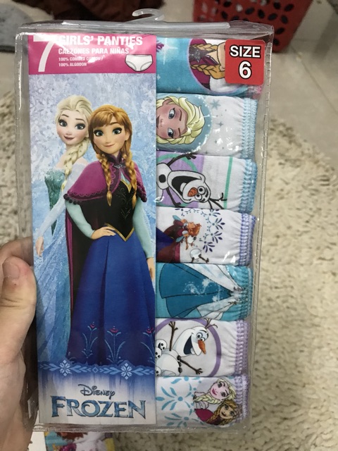 Set quần lót disney cho bé gái