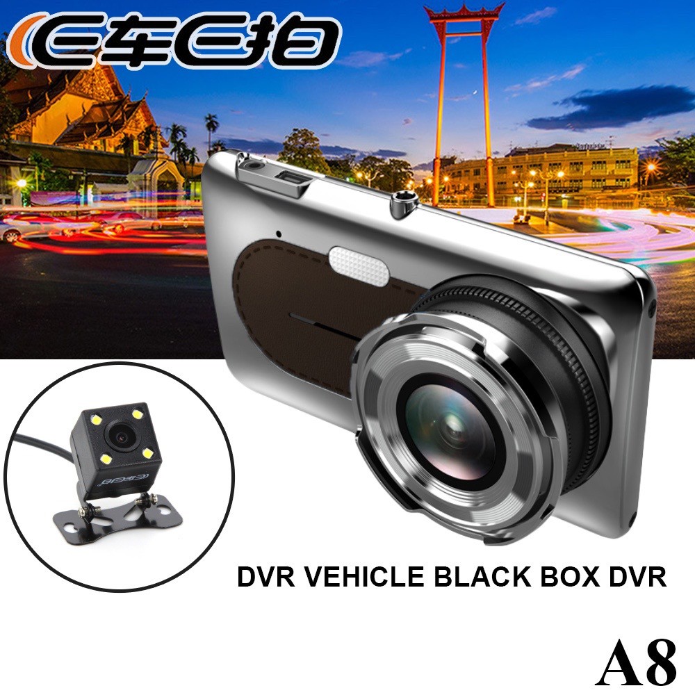 Camera hành trình tích hợp cam lùi Full HD 1080P A8