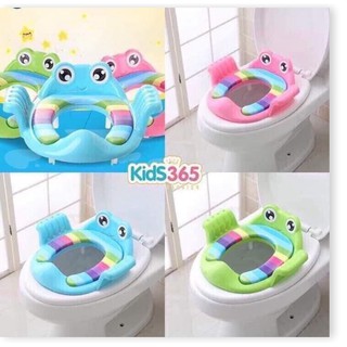 THU NHỎ BỒN CẦU HÌNH CON ẾCH
/-li /-li /-li 99k
🍀 Nắp bồn cầu có tay vịn hay còn gọi ( bệ ngồi toilet cho bé ) và đệm l