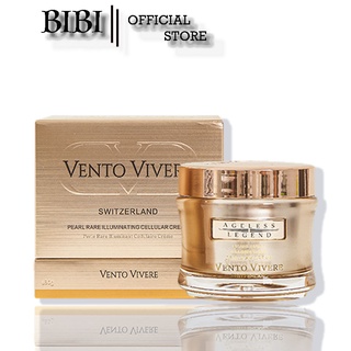 Kem Vento Vivere vàng Thụy Sĩ ngọc trai đen dưỡng trắng hồng mờ nám tàn nhang 30g