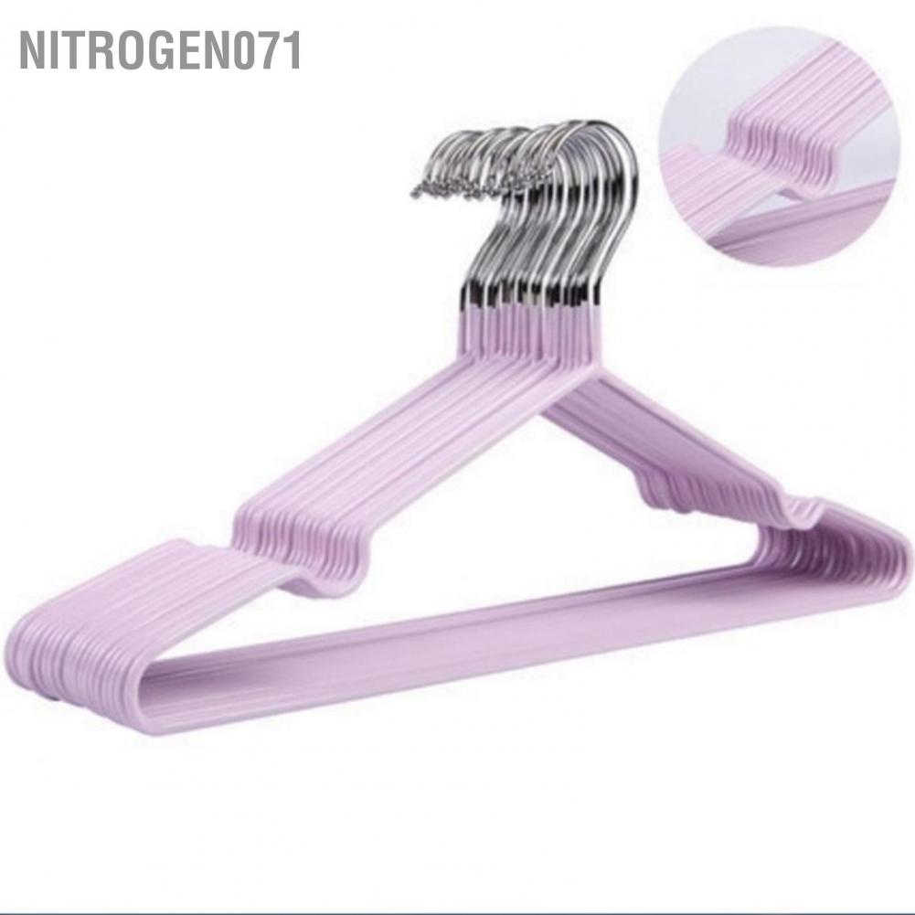 Móc treo quần áo không trượt chịu nặng phủ nhựa treo áo sơ mi áo khoác mỏng trong tủ phòng ngủ cho gia đình