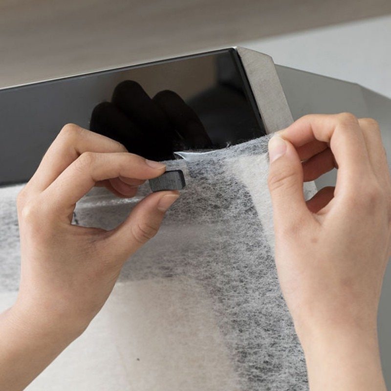 Set 6/12 Miếng Giấy Lọc Bảo Vệ Quạt Hút Dầu