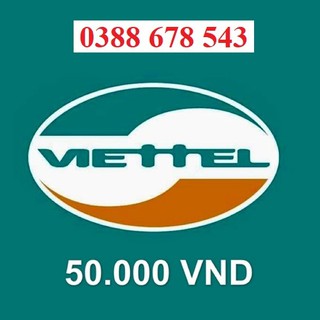 Thẻ Cào Viettel 50K Siêu Rẻ