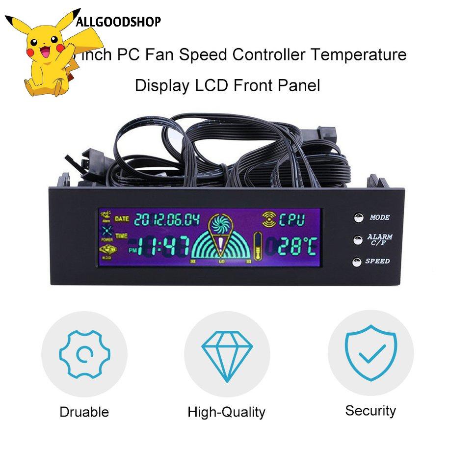 COD} Thiết Bị Điều Khiển Tốc Độ Quạt Pc Màn Hình Lcd 5.25 Inch | BigBuy360 - bigbuy360.vn