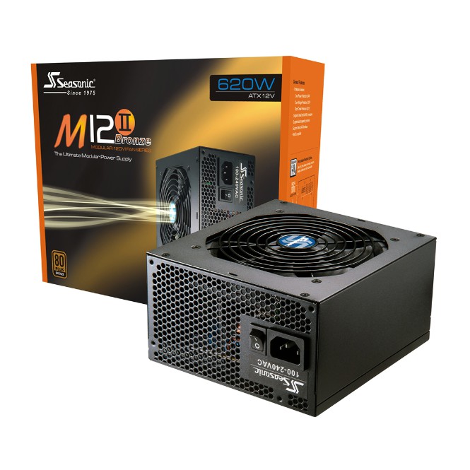 Nguồn máy tính Seasonic M12II-620 Evo - 620W - 80 Plus Bronze - Full Modular