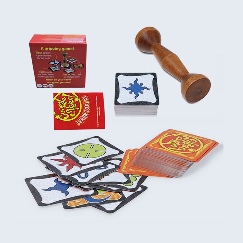 Jungle Speed Board Game | Bộ trò chơi board game GIẬT CỘT- ĐẬP MẶT - thi nhanh tay nhanh mắt