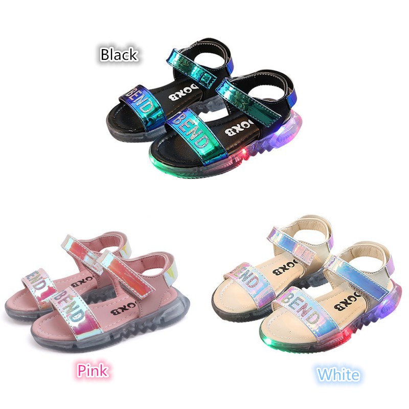 Giày sandal có đèn LED dễ thương cho bé gái