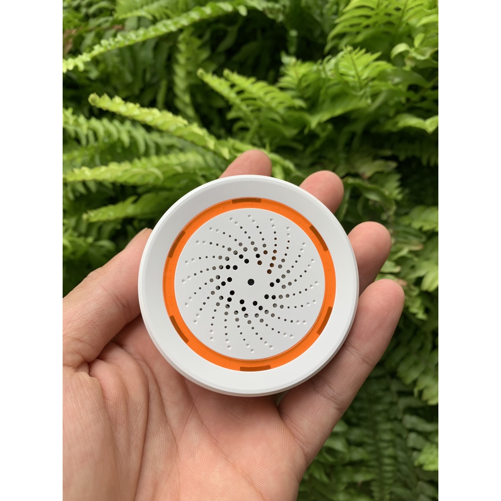 Loa báo động, cảnh báo thông minh Siren Tuya Zigbee/Wifi tích hợp cảm biến nhiệt độ, độ ẩm