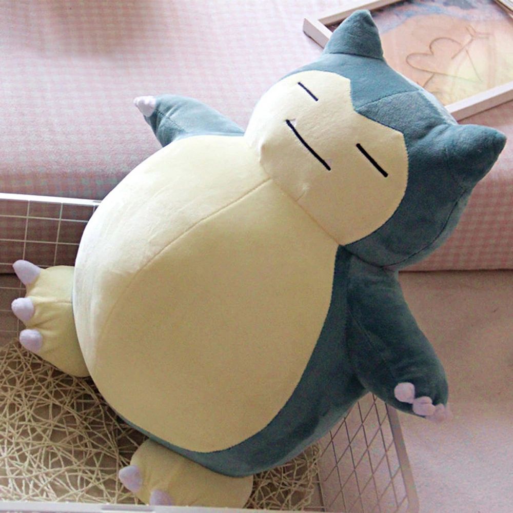 Thú nhồi bông hình Pokemon Snorlax 30cm mềm mại dùng làm quà tặng cho bé