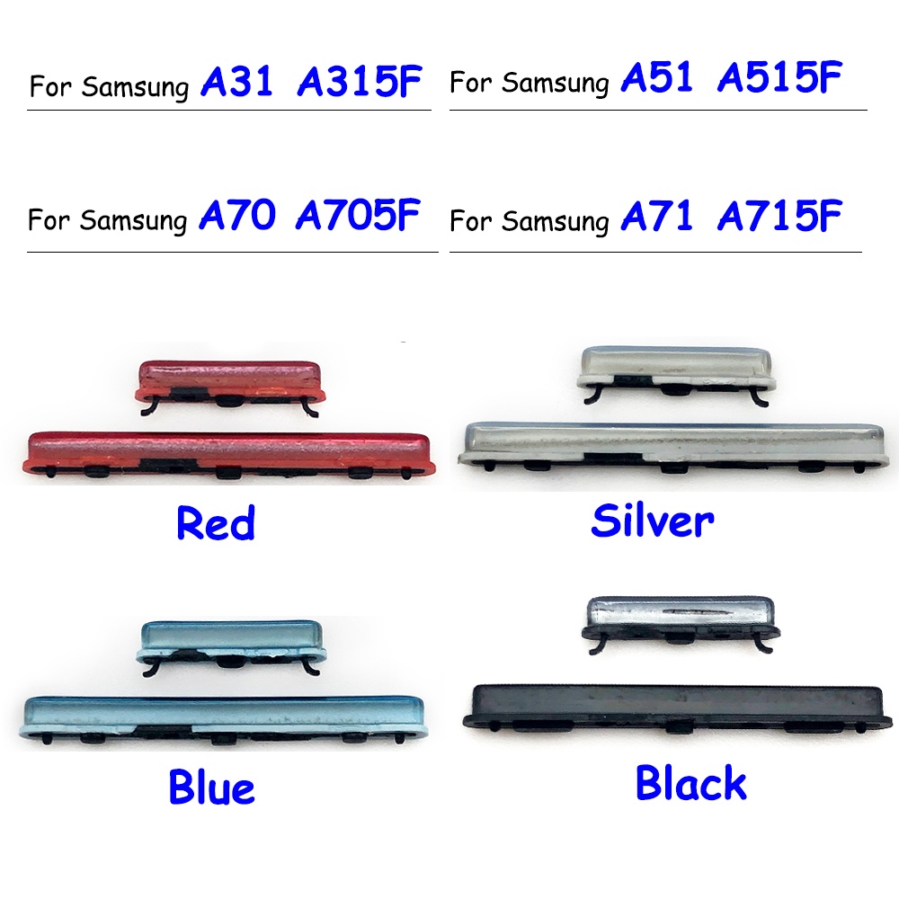 Bộ Nút Nguồn + Nút Nguồn Thay Thế Cho Samsung Galaxy A31 A315F A51 A515F A70 A705F A71 A715F