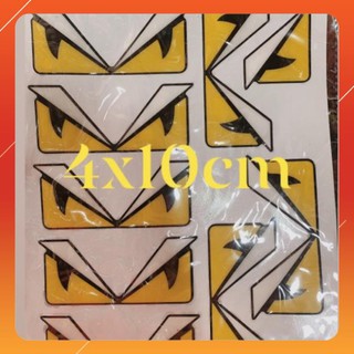 ( Tem giá sỉ )Tem mắt Fendi cực ngầu kích thước 4X10cm