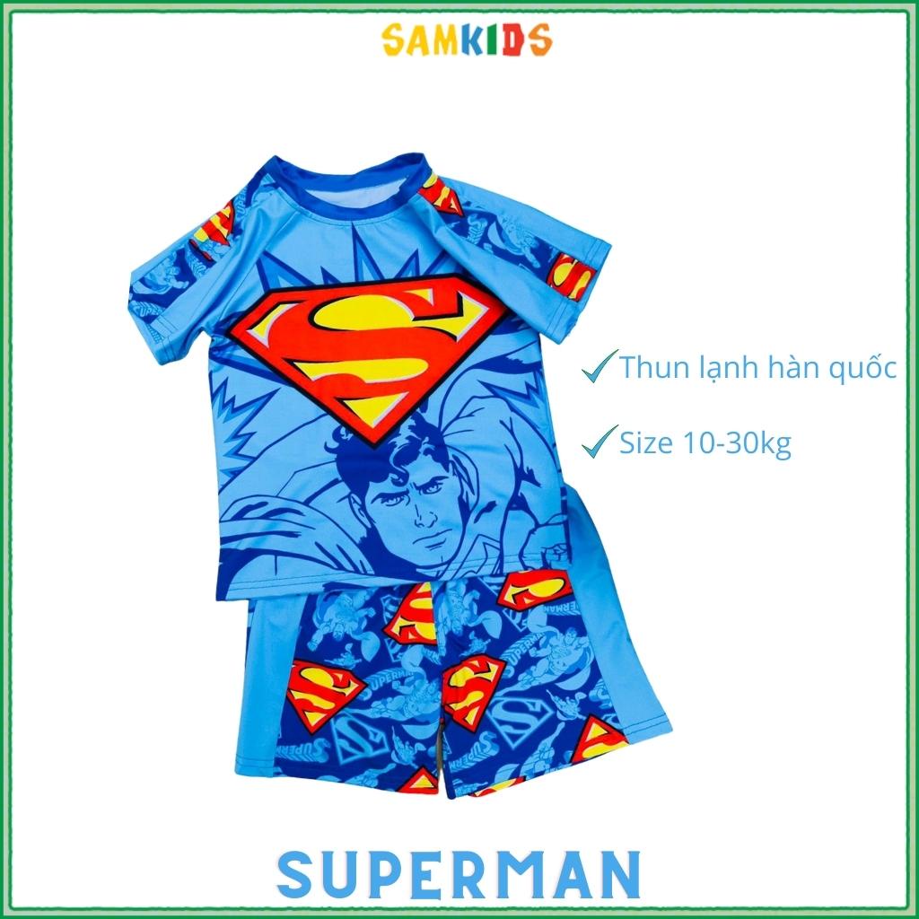 Quần áo trẻ em siêu nhân Người Sắt Iron Man cho bé trai thun lạnh hàn quốc SN2205 Samkids