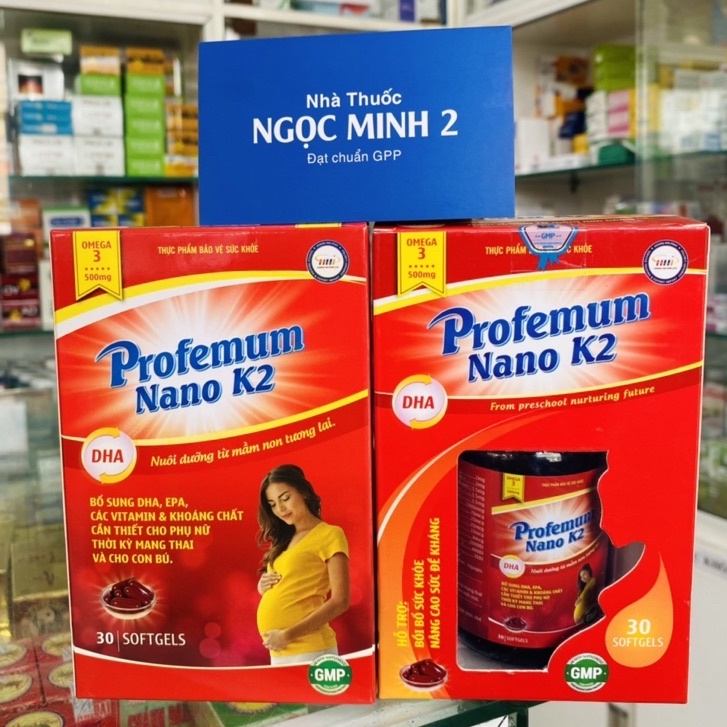 ✅ [Chính Hãng] Profemum Nano K2 nuôi dưỡng từ mầm non tương lại bổ sung các khoáng chất cần thiết cho phụ nữ mang thai v