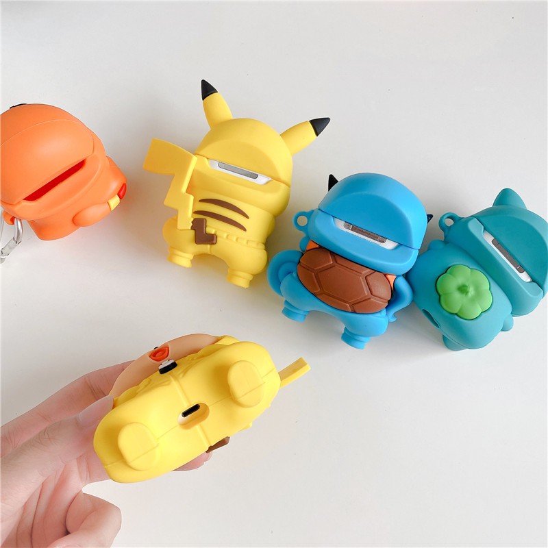 Ốp silicon hình Pokemon bảo vệ cho AirPods Pro AirPods 1/2 airPods | BigBuy360 - bigbuy360.vn