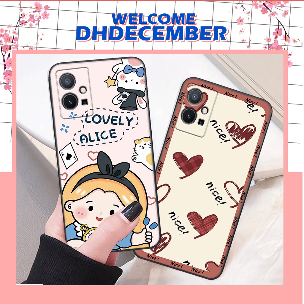 Ốp lưng Vivo Y55 5G - BẢO VỆ CAMERA in hình nice ,good luck happy ốp xinh viền dẻo đẹp chất