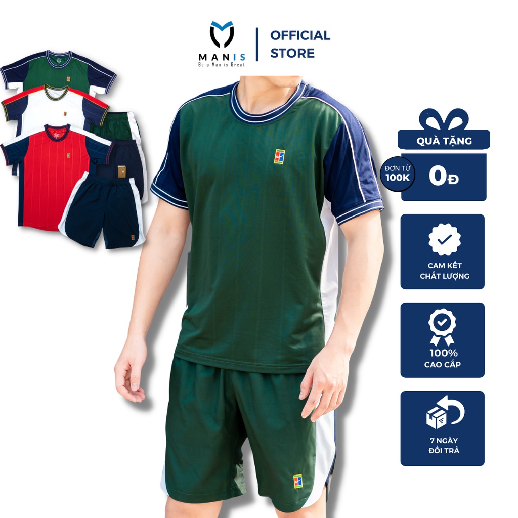 Bộ Thể Thao Nam Set Nai Mens Tracks Tennis 2022, Đồ Thể Thao Cao Cấp MANIS SPORT