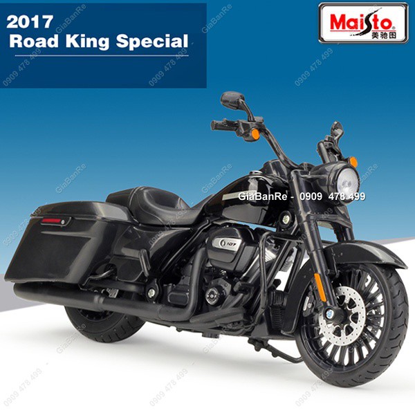 Xe Mô Hình Moto Harley 2017 Road King Special Tỉ Lệ 1:12 - Maisto - 8653a